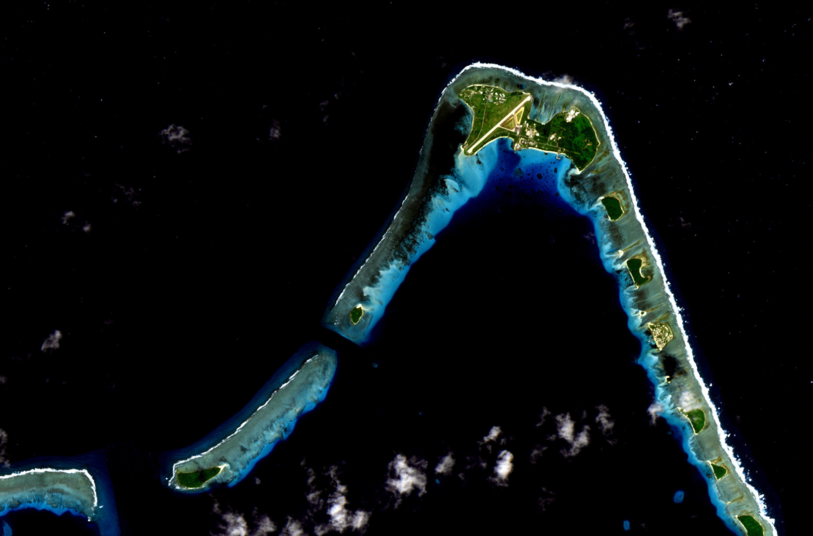 Extra-high tides are a known phenomenon in the Marshall Islands. As climate change raises sea levels, low-lying coral islands, such as the Kwajalein Atoll, risk being submerge by 2035.