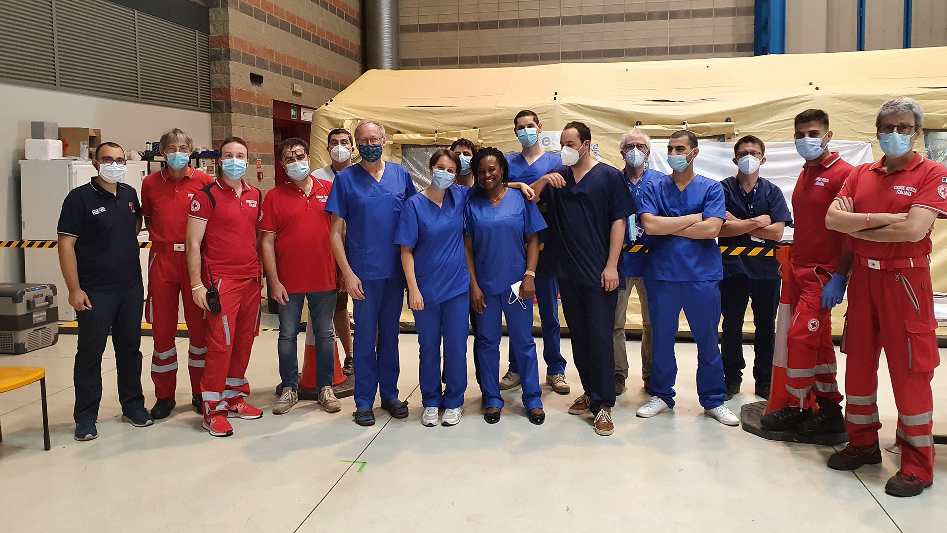The B-LiFE laboratory team in Italy during the COVID crisis.