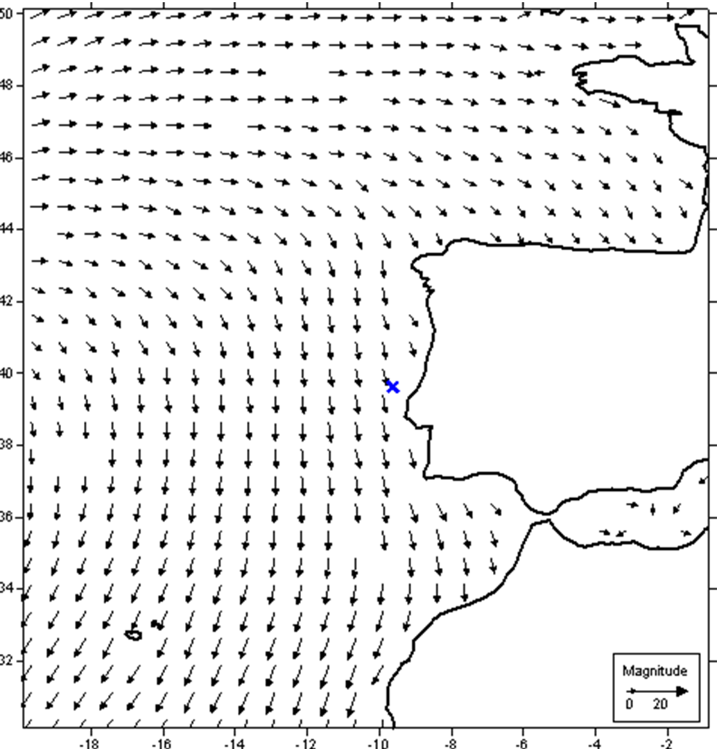 Direction moyenne du vent sur 10 ans (ASCAT) L'Advanced Scatterometer (ASCAT) est l'un des instruments européens de nouvelle génération embarqués sur le satellite MetOp développé conjointement par l’ESA et EUMETSAT.