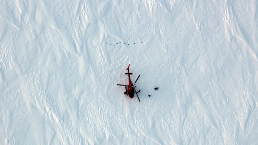 Scientists working on the Greenland ice sheet as part of an international effort to develop new space technology to monitor our changing polar environment.