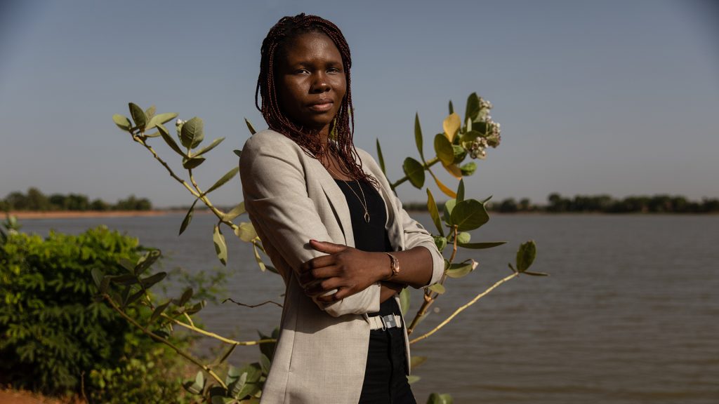 Marie Korsaga, l'une des premières femmes astrophysiciennes en Afrique de l'Ouest.