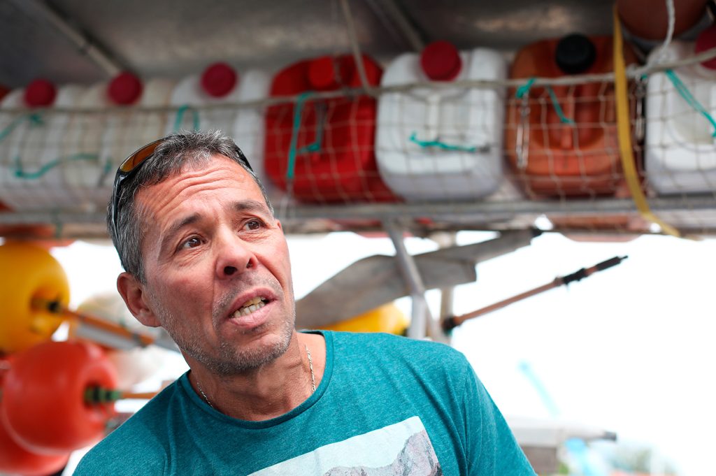 Pierre Moreira, pêcheur