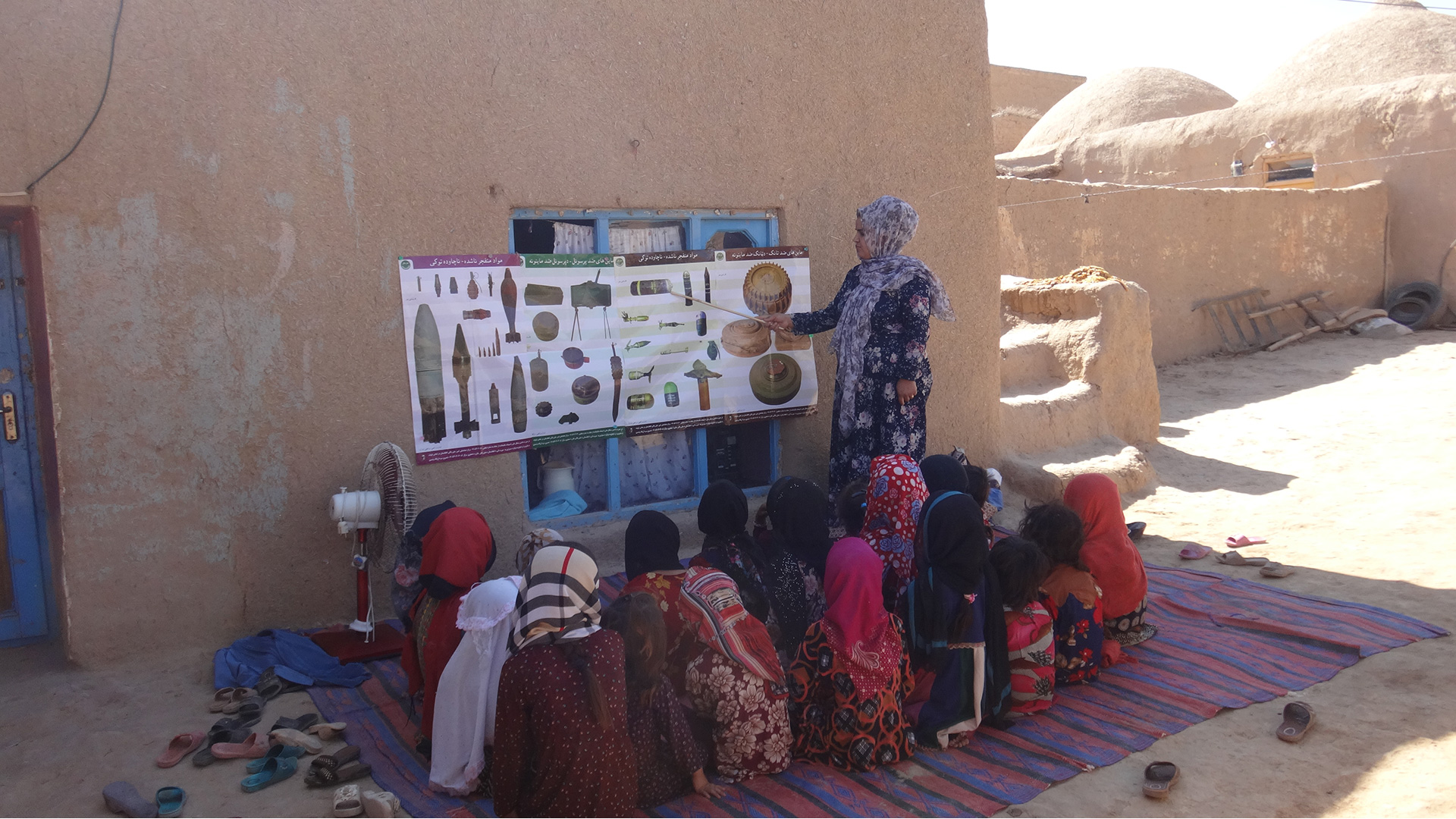 Education about the dangers of landmines is important to help prevent death and life-changing injuries.