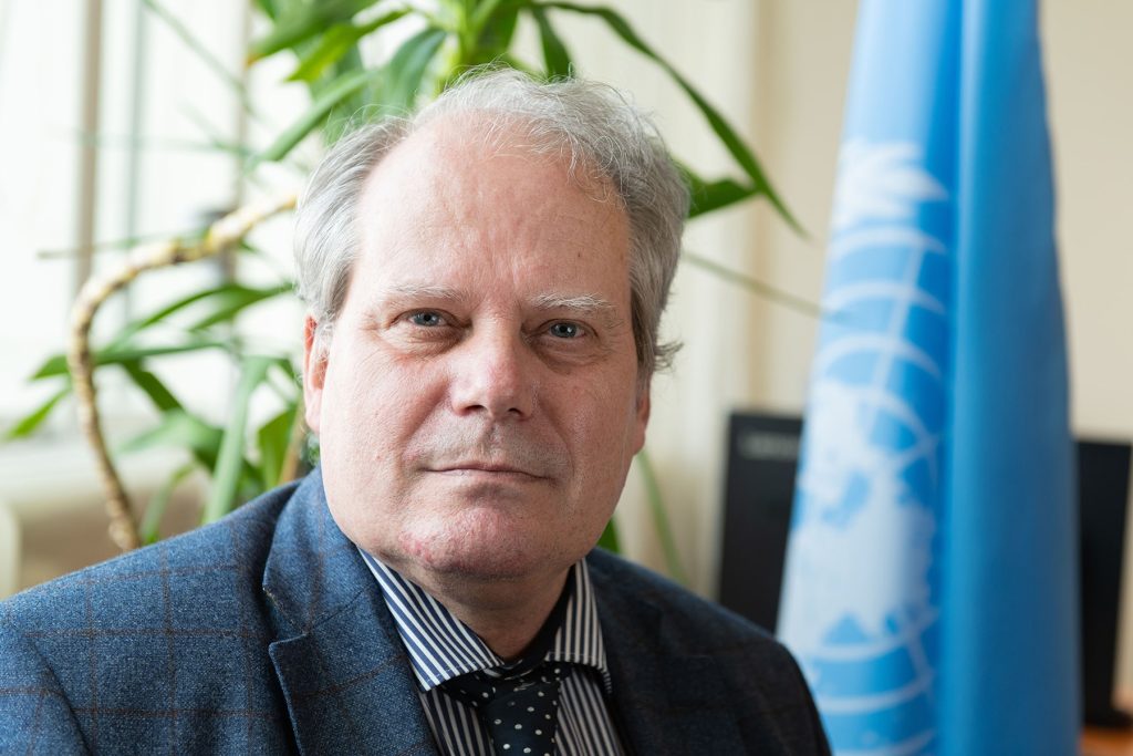 Niklas Hedman, Acting Director of the United Nations Office for Outer Space Affairs